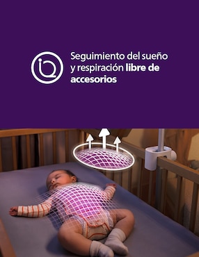 Monitor con cámara para bebé avent scd973/37