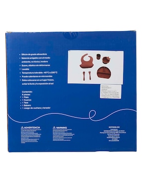 Set alimentación Mon Caramel de silicón 6 piezas