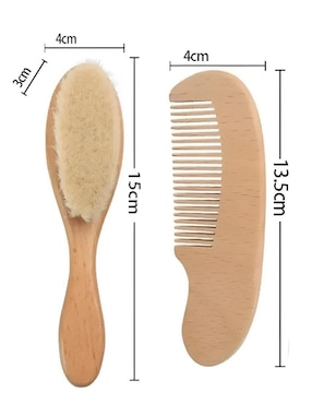 Kit de cepillo para cabello Xtellar de bambú
