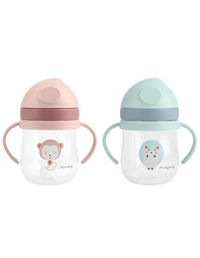 Vaso entrenador Xtellar de silicón con 2 piezas