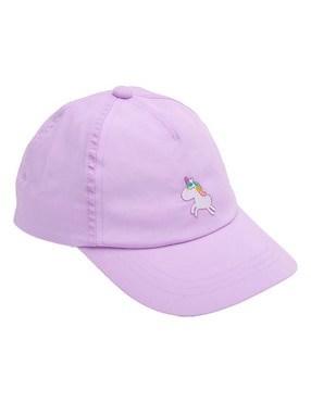 Gorra visera semicurva elástico Piquenique Babies para bebé niña