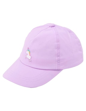 Gorra visera semicurva elástico Piquenique Babies para bebé niña