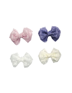 Set de 4 moños para cabello Babies R Us