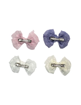 Set de 4 moños para cabello Babies R Us