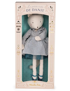 Peluche de ratón Moulin Roty de 19 cm