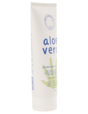 Tratamiento facial y corporal Aloe Vera After Sun En Crema 250 Gr hidratante Oh! Ganics
