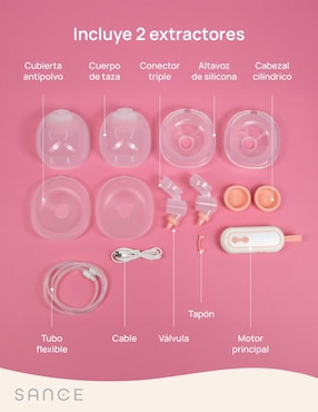 Extractor eléctrico de leche doble Sance Double Pump