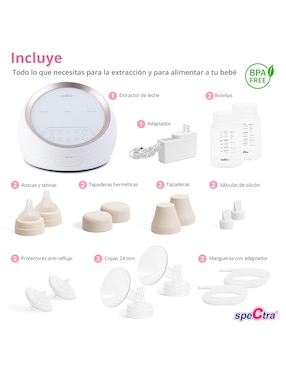 Extractor eléctrico de leche doble Spectra Dual S
