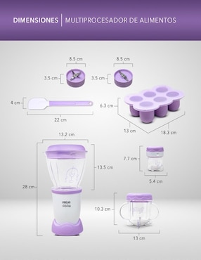 Procesador de alimentos RCA Cocina cuchillas de acero inoxidable