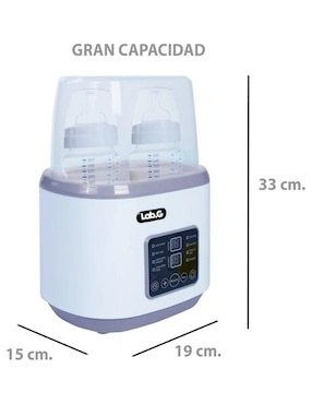Kit esterilizador de biberón para microondas Lab.g