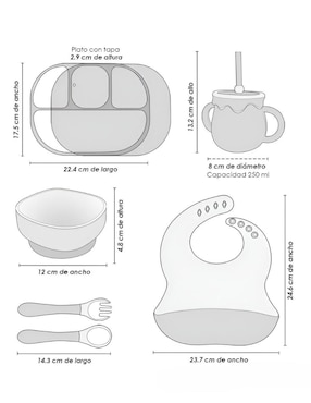 Set alimentación Xtellar 5 piezas