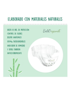 Pañales bebé Bambuorganik etapa 2 unisex con 176 piezas