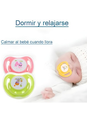 Juego de chupones Xtellar animal print