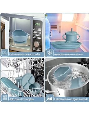 Set alimentación Xtellar Lisa de 6 piezas