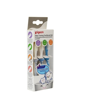 Set cepillo de dientes Pigeon para bebé