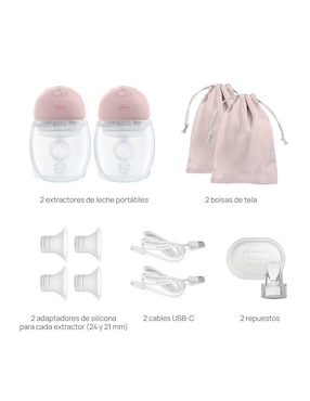 Extractor eléctrico de leche eléctrico doble Chicco
