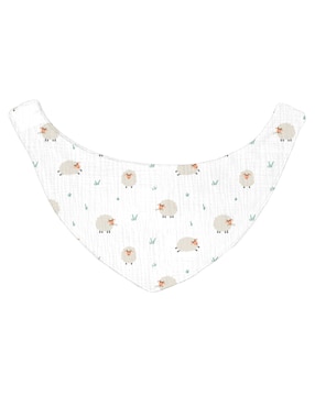 Set babero Mon Caramel de algodón 2 piezas