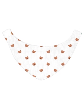 Set babero Mon Caramel de algodón 2 piezas