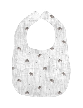 Set babero Mon Caramel de algodón 2 piezas