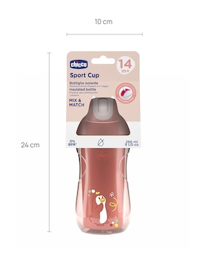 Vaso entrenador Chicco Sport Cup de plástico