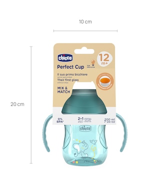 Vaso entrenador Chicco Perfect Cup de plástico
