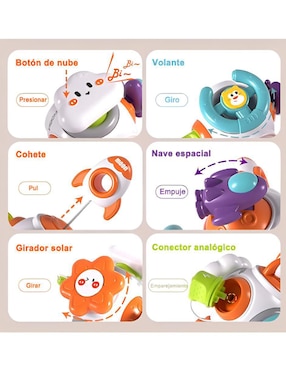 Juego Didáctico 6 en 1 Xtellar bebé unisex