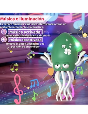 Pulpo Gateador Xtellar juego electrónico bebé Unisex