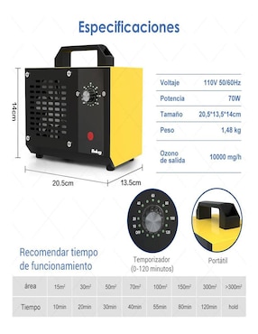 Purificador de aire Belug