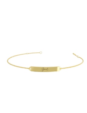 Esclava Mon Caramel de oro 14 K acabado pulido