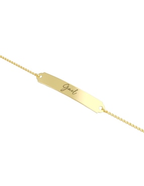 Esclava Mon Caramel de oro 14 K acabado pulido