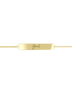 Esclava Mon Caramel de oro 14 K acabado pulido