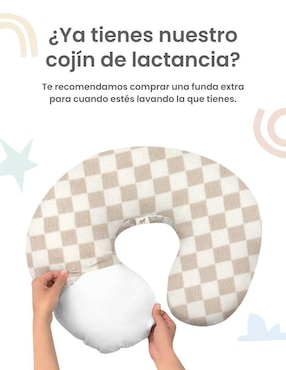 Cojín de lactancia Nap Cuadritos