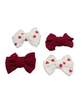 Set de 4 moños para cabello Mon Caramel