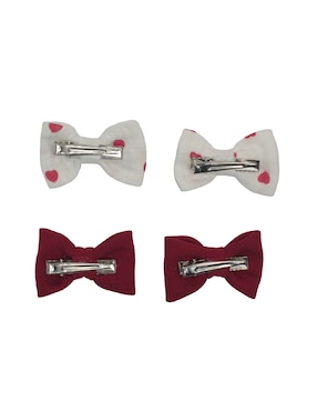 Set de 4 moños para cabello Mon Caramel