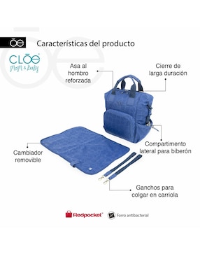 Pañalera backpack Cloe Chozinhi