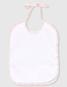 Babero Mon Caramel estampado microprint
