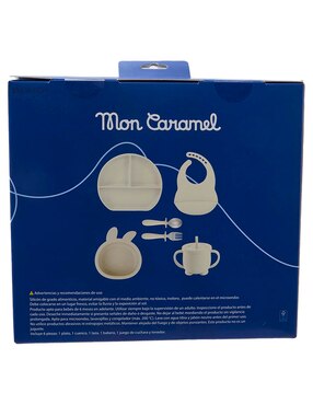 Set alimentación Mon Caramel de silicón 6 piezas