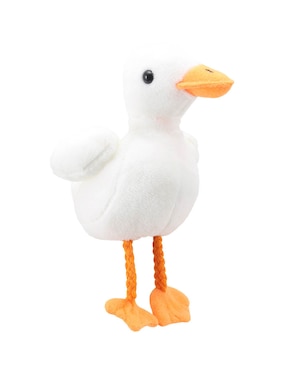 Peluche pato The Puppet Company Finger Puppets de 13 cm