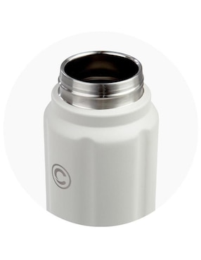 Termo Carestino de acero inoxidable con tapa rosca