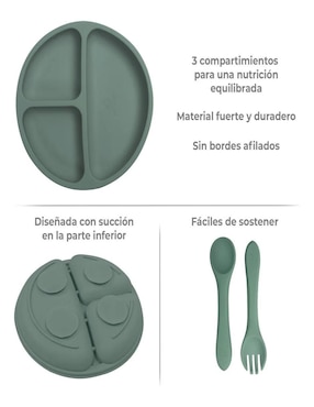 Set alimentación Belug de silicón 9 piezas