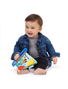 Juguete portátil Libro Suave con Mordedera La Granja Baby Einstein