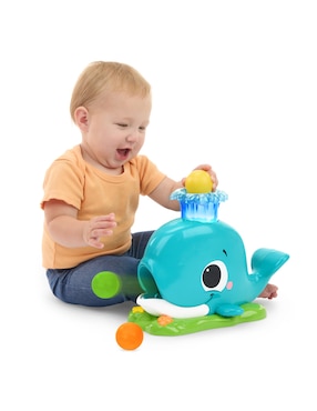 Juguete Ballena Lanza Pelotas Silly Bright Starts