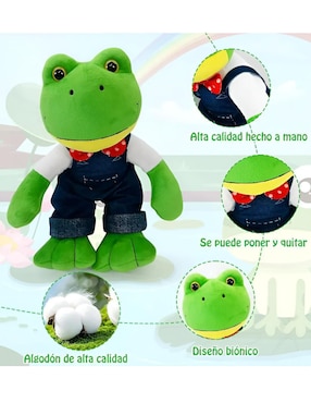 Peluche de rana Xtellar de 30 cm