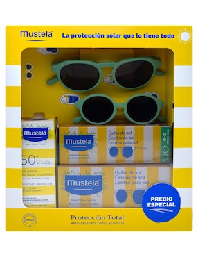 Kit de protector solar FPS 50+ kit protección solar de verano 3 piezas Mustela