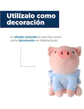 Peluche de cerdo Xtellar de 30 cm