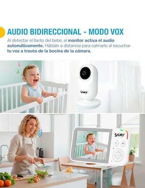 Monitor con cámara para bebé Shimy HD