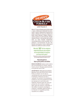 Crema para cuerpo recomendada para prevenir la aparición de estrías día y noche Palmer'S para todo tipo piel