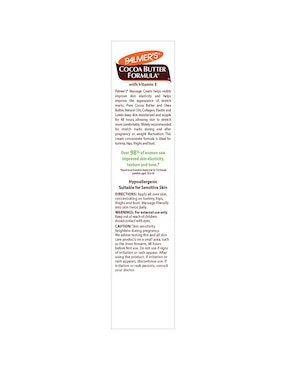 Crema para cuerpo recomendada para prevenir la aparición de estrías día y noche Palmer'S para todo tipo piel