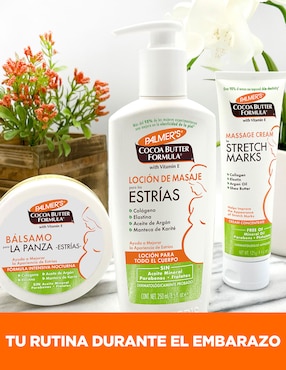 Crema para cuerpo recomendada para prevenir la aparición de estrías día y noche Palmer'S para todo tipo piel