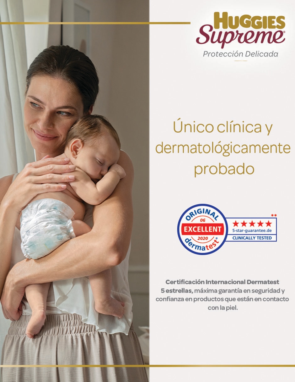 Pañales Supreme Pure & Natural etapa 2 unisex 38 piezas 10